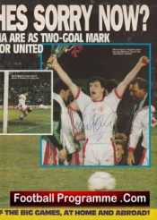 Manchester United Mark Hughes Autograph Signed Picture