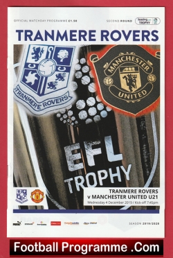  Manchester City v Manchester United 2020 - Semi Final Football Programme .COM Football Programmes Memorabilia