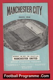 Manchester City v Manchester United 1959 – City v United