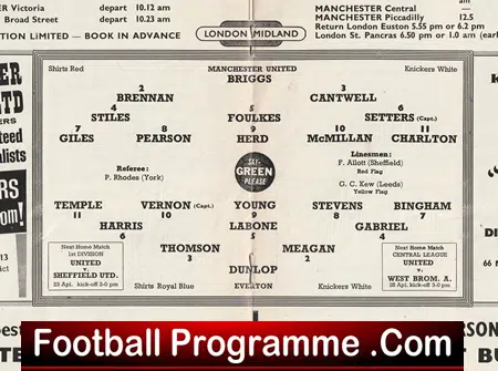 Manchester United v Everton 1962 - Image 3