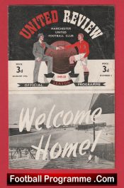 Manchester United v WBA 1949 – Welcome Home back to Old Trafford