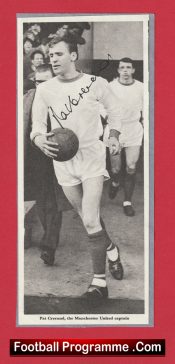 Manchester United Pat Crerand Autograph Signed Picture Man Utd 60’s