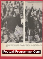 Middlesbrough Nobby Stiles Autographed Signed Footballer 1970s