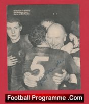 Manchester United Bill Foulkes Autographed Signed Picture