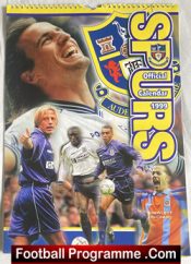 Tottenham Hotspur Football Calendar Multi Signed Autographed 1999 + Ginola