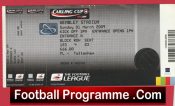 Tottenham Hotspur v Manchester United 2009 – League Cup Final Ticket