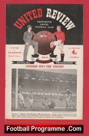 Manchester United v Wolves 1953 – 1950’s Man United