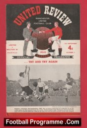 Manchester United v Bolton Wanderers 1952 – Man Utd 1950’s