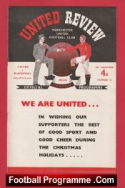 Manchester United v Blackpool 1952 – 1950’s Man United