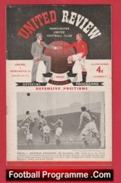 Manchester United v Newcastle United 1952 – Man Utd 50s Programme