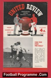 Manchester United v Sunderland 1953 – Man Utd Programme