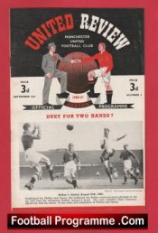 Manchester United v Blackpool 1950 – Man Utd Programme