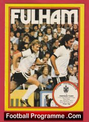 Fulham v Swindon Town 1977 – George Best + Marsh + Bobby Moore