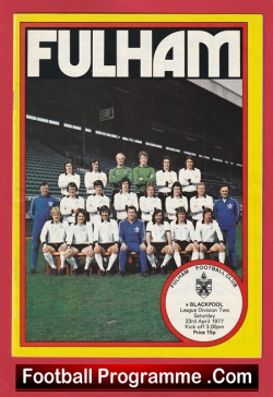  Fulham v Cardiff City 1976 - Bobby Moore + George Best Football Programme .COM Football Programmes Memorabilia