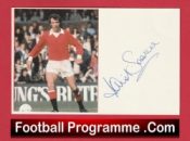 Manchester United David Sadler Signed Autographed Card