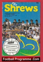 Shrewsbury Town v Grimsby Town 1984 – Multi Signed Autographed