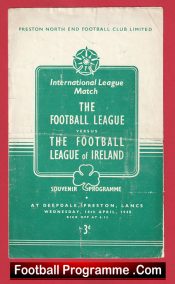English Football League v League Of Ireland 1948 – Deepdale Preston