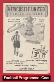 Newcastle United v Aston Villa 1952 – 1950s
