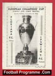 Floriana v Ipswich Town 1962 – European Cup Malta Team