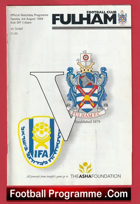 Fulham v Israel 1999 - Friendly Game v Jewish Team - Image 2