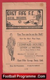 East Fife v Raith Rovers 1964 – Scotland Scottish 1960s