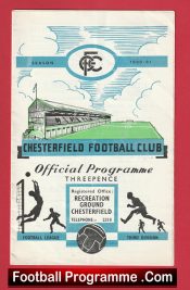 Chesterfield v Port Vale 1961