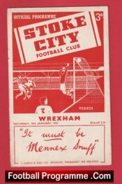 Stoke City v Wrexham 1953 – 1950s
