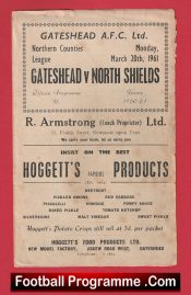  Gateshead v North Shields 1961 Football Programme .COM Football Programmes Memorabilia