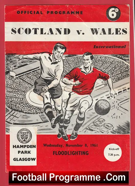 Scotland v Wales 1961 - Hampden Park - Image 2
