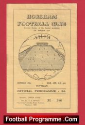 Horsham v Whyteleafe 1960 – FA Amateur Cup