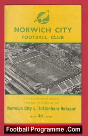 Norwich City v Tottenham 1959 – FA Cup Replay
