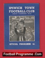 Ipswich Town v Floriana 1962 – European Cup Malta Team