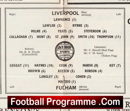 Liverpool v Fulham 1965 - Image 3
