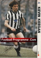 Newcastle United Kevin Keegan Autograph Signed Picture 1980s