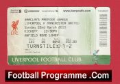 Liverpool v Manchester United 2015 – Football Match Ticket