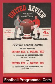 Manchester United v Charlton Athletic 1954 – 1950’s Man United