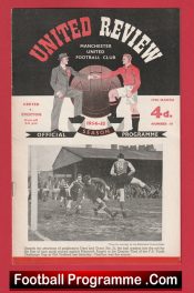 Manchester United v Everton 1955 – Replay Match – Postponed