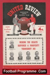 Manchester United v Blackpool 1955 – Man Utd 1950’s