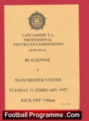 Blackpool v Manchester United 1997 – Lancashire Youth Semi Final Beckham