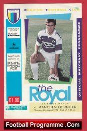 Reading v Manchester United 1992 – Friendly Game