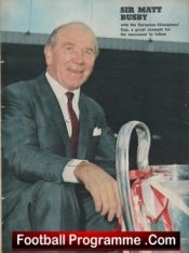 Manchester United Matt Busby Autograph Signed Picture Man Utd