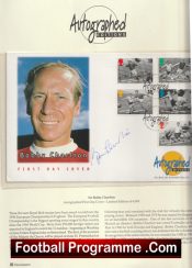 Manchester United England Bobby Charlton Autograph Signed Editions