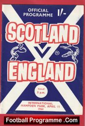 Scotland v England 1964 + Bobby Charlton – Denis Law
