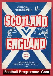Scotland v England 1960 + Bobby Charlton – Denis Law