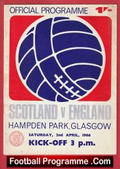 Scotland v England 1966 + Bobby Charlton – Denis Law