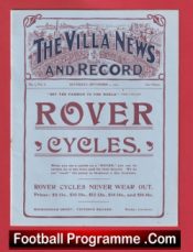 Aston Villa v Blackburn Rovers 1906 – Reprint