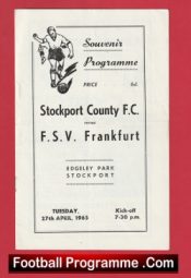 Stockport County v FSV Frankfurt 1965 – Germany Football Team