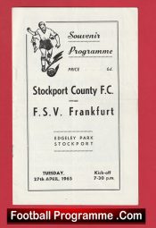 Stockport County v FSV Frankfurt 1965 – Germany Football Team