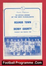 Heanor Town v Derby County 1981 – Opening New Floodlights