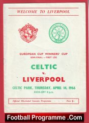 Glasgow Celtic v Liverpool 1966 – Multi Signed Autographed